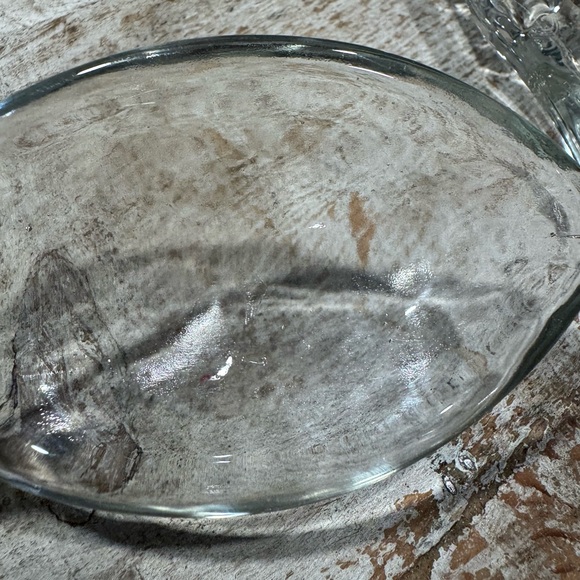 Vintage Anchor Hocking Glass Serving For And Spoon - Picture 3 of 7